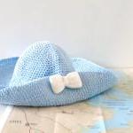 Crochet Sun Hat With Wide ..