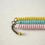 Orbits, crochet bracelet in..