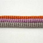 Orbits, crochet bracelet in..