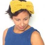 Enormous bow fascinator, cr..