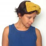 Enormous bow fascinator, cr..